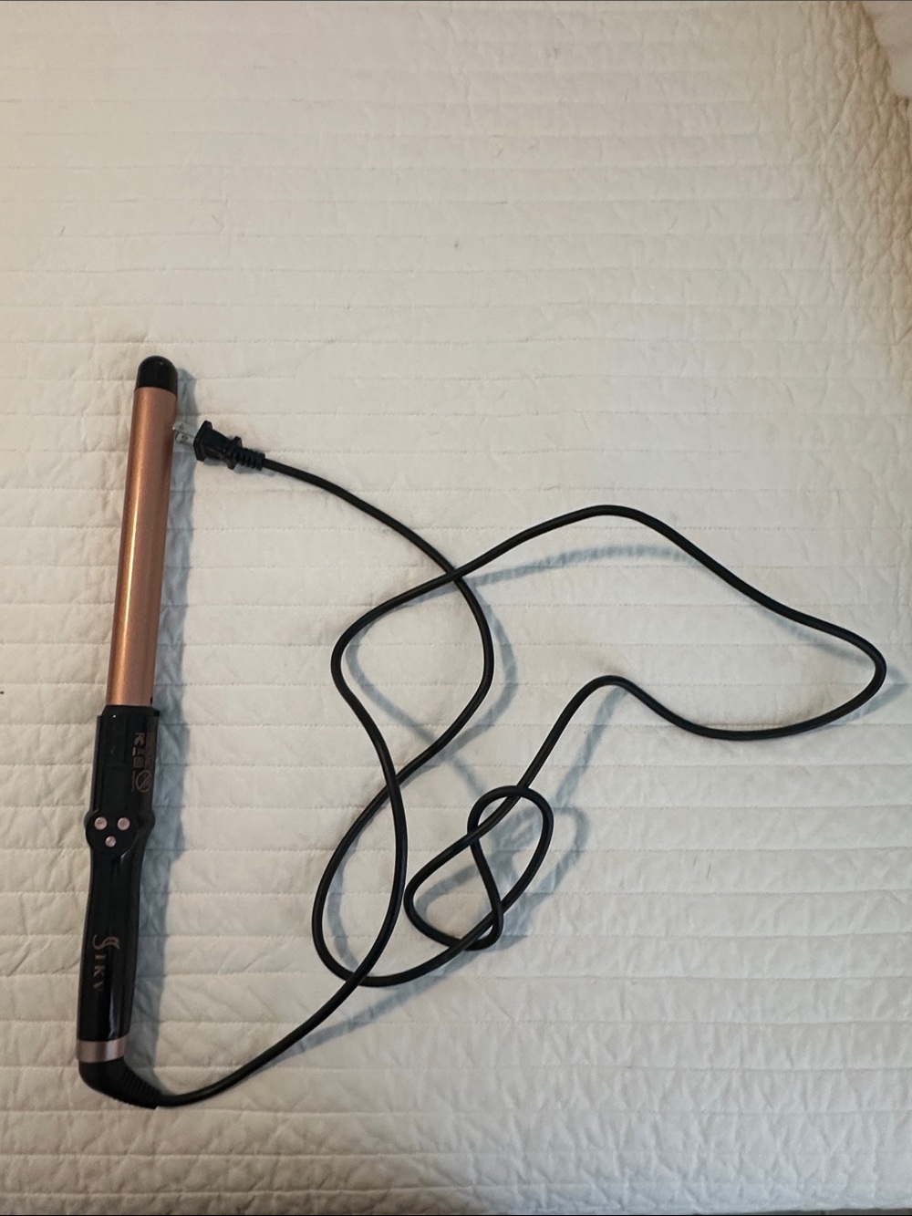 Rose Gold Curling Wand - 1 inch barrel